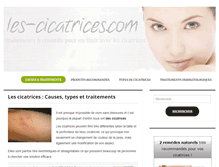 Tablet Screenshot of les-cicatrices.com